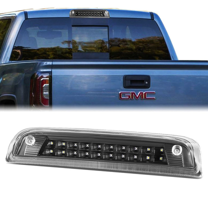 LUZ DE FRENO 14-20 CHEVY SILVERADO 1500, GMC SIERRA 1500 / 15-20 SILVERADO 2500HD, 3500HD, SIERRA 2500HD, 3500HD / 2019 SIERRA 1500 LIMITED - FITS MODELS WITH CARGO LIGHT - LED - BLACK