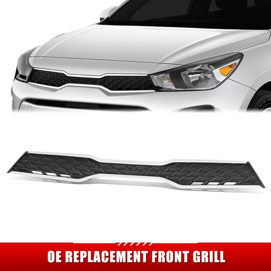 PARRILLA GRILLE - KA  RIO 18-20/21-22/ GRILLE ASS'Y/ MAT-GRAY W/SILVER GRAY MLDG/ (4/5D)(LX/S)//PARTS.NO,KI1200201//OEM NO,86350H9000