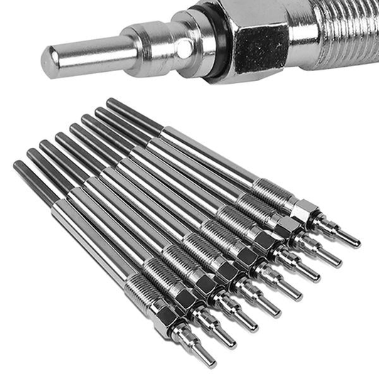 nan GLOW PLUGS - 8PCS - 95-03 FORD E-350 / 00-03 FORD E-450, FORD EXCURSION / 02-03 FORD E-550 / 1998 FORD ECONOLINE SUPER DUTY / 95-97 FORD F SUPER DUTY, FORD F-250 / 99-03 FORD F-250 SUPER DUTY / 94-97 FORD F-350 / 99-03 FORD F-350, F-450, F-550 SUPER