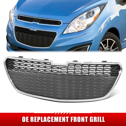 PARRILLA GRILLE - CV SPAK '13-'15/ GRILLE ASS'Y/ LOWER MAT-BLACK/ W/CHROME MOULDING//PARTS.NO,GM1200656//OEM NO,95078756