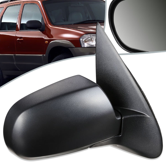 RETROVISOR MIRROR - OEM - 01-04 MAZDA TRIBUTE - POWERED - TEXTURED - BLACK - RIGHT