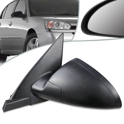 RETROVISOR MIRROR - OEM - 04-08 CHEVY MALIBU - POWERED - TEXTURED - BLACK - LEFT