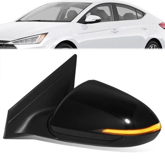 RETROVISOR MIRROR - HYUNDAI ELANTRA 2019-2020 - WITH HEATED GLASS - WITH TURN SIGNAL - WITH MEMORY KOREA BUILT - OE STYLE - DRIVER LEFT SIDE