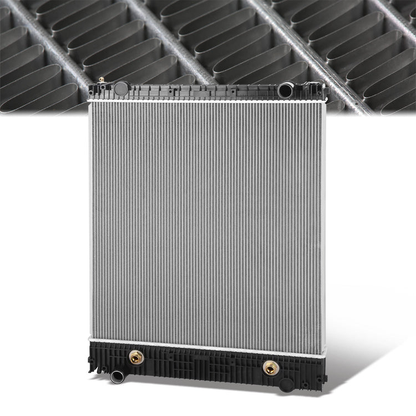 RADIADOR RADIATOR - OEM - FREIGHTLINER BUSINESS CLASS M2 2008-2012 / FREIGHTLINER M2 112 2009-2013 / FREIGHTLINER M2 106 2008-2013 / STERLING TRUCK ACTERRA 2008-2010 - WITH DRIVER SIDE OUTLET
