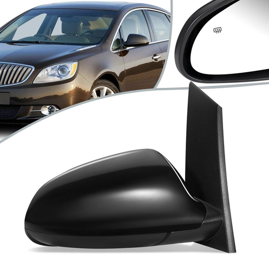 RETROVISOR MIRROR - OEM - 12-16 BUICK VERANO - POWERED - HEATED - FOLDING - BLACK MATERIAL - RIGHT