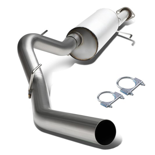 TUBERIA CATBACK CATBACK - 11-14 FORD F-150 3.5L - CREW CAB - SINGLE TIP - STAINLESS STEEL