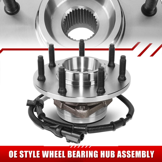 MASA DE RUEDA WHEEL HUBS & BEARINGS - FORD F-150 2000-2003 / FORD F-150 HERITAGE 2004 / FORD F-250 1997-1999 - FITS 7 LUG MODELS WITH 4WD - ABS EXTENSION