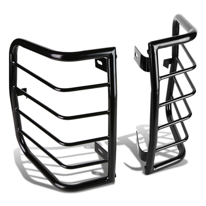 PROTECTOR FAROS TRASEROS TAIL LIGHT GUARD - 04-08 FORD F-150 FLEETSIDE, STYLESIDE MODELS - DOES NOT FIT STEPSIDE, FLARESIDE MODELS - BLACK