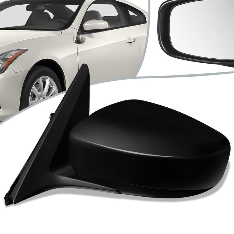 RETROVISOR MIRROR - OEM - 09-10 INFINITI G37 CONVERTIBLE - POWERED - HEATED - TEXTURED - BLACK - LEFT