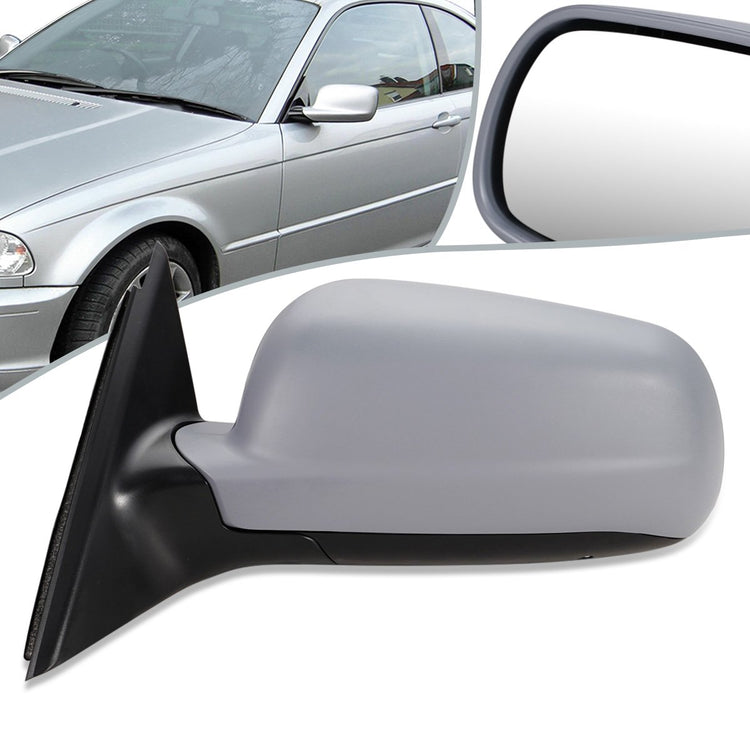 RETROVISOR MIRROR - OEM - 97-99 VOLKSWAGEN PASSAT - POWERED - HEATED - FOLDING - LEFT - GRAY