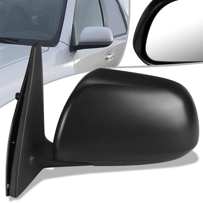 RETROVISOR MIRROR - OEM - 10-13 TOYOTA 4RUNNER - POWERED - HEATED - TEXTURED - BLACK - LEFT