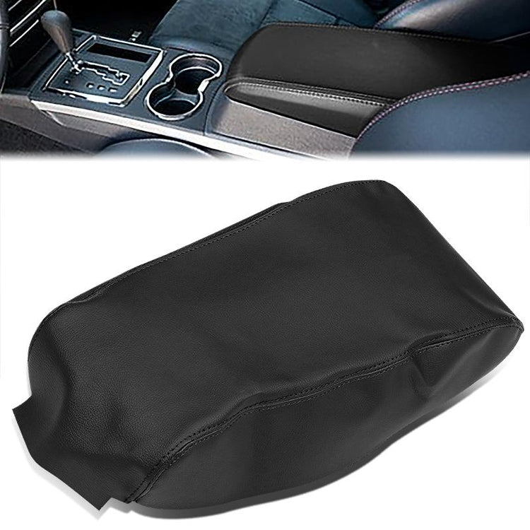 TAPA DE CONSOLA CENTER CONSOLE COVER - 08-10 DODGE CHARGER - SYNTHETIC LEATHER - BLACK