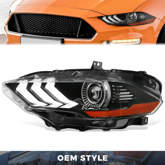 FAROS OE STYLE - 18-21 FORD MUSTANG HEADLIGHT - LEFT SIDE