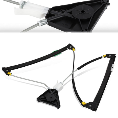 REGULADOR DE VENTANA WINDOW MOTORS & REGULATORS - METALLIC - 06-13 AUDI A3 - METALLIC - BARE STEEL/PLASTIC