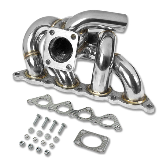TURBO MANIFOLD TURBO MANIFOLD - SS - 93-02 MITSUBISHI MIRAGE / 03-07 LANCER / EVO CT9A 4G93 1.8L - DSM T25 FLANGE - I10-5