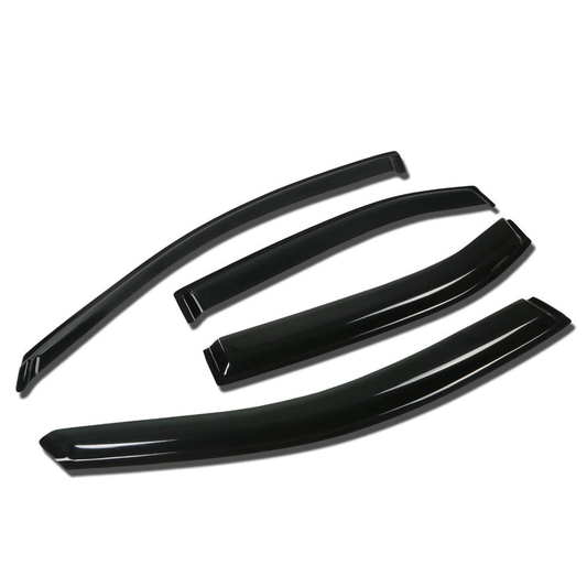 PROTECTOR DE VENTANA WINDOW VISORS - 06-12 FORD FUSION / 07-13 LINCOLN MKZ / 2006 LINCOLN ZEPHYR / 06-10 MERCURY MILAN - 4PCS - DARK SMOKE