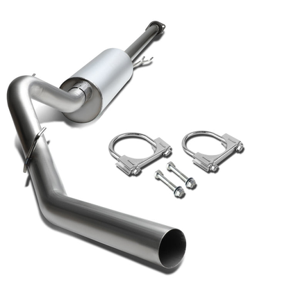 TUBERIA CATBACK CATBACK - 11-14 FORD F-150 3.7L / 5.0L - STANDARD CAB - SINGLE TIP - STAINLESS STEEL