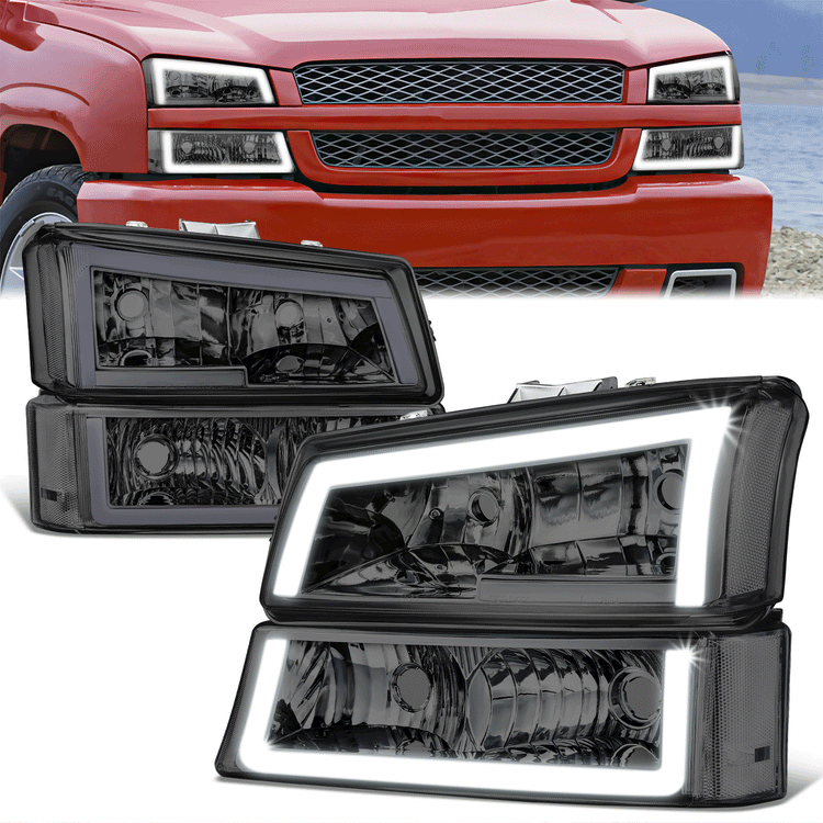 FAROS 03-06 CHEVY SILVERADO 1500, 2500, 2500HD, 3500, 3500HD, CHEVY AVALANCHE 1500, 2500 / 2007 SILVERADO 1500, 1500HD, 2500HD, 3500 CLASSIC - FITS AVALANCHE MODELS WITHOUT FACTORY CLADDING ONLY - REQUIRES WIRING TO EXISTING VEHICLE WIRING HARNESS - LED