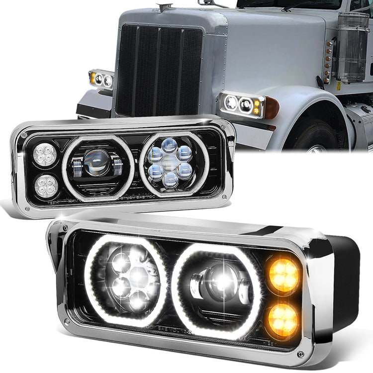 FAROS 01-11 FREIGHTLINER CLASSIC / 01-09 FREIGHTLINER CLASSIC XL / 03-12 FREIGHTLINER FLD120SD / 86-07 KENWORTH T600A / 87-19 KENWORTH T800 / 81-19 KENWORTH W900 / 86-08 PETERBILT 357 / 08-19 PETERBILT 365 / 88-07 PETERBILT 378 / 85-07 PETERBILT 379 /