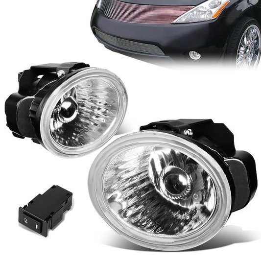 FAROS DE NIEBLA 02-04 NISSAN ALTIMA / 03-07 NISSAN MURANO / 03-05 INFINITI FX35 , FX45 - W/ SWITCH - 9006 BULB - CLEAR