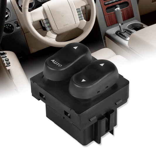 INTERRUPTOR ELEVADOR ELECTRICO 99-02 FORD F-150 / 1999 FORD F-250 / 00-02 FORD F-250 SUPER DUTY - WILL NOT FIT CREW CAB MODELS - DRIVER SIDE - BLACK