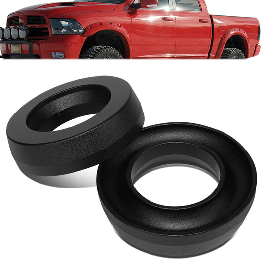 KIT ELEVACION 94-18 DODGE RAM 1500 2WD / 94-18 DODGE RAM 2500 2WD / 94-18 DODGE RAM 3500 2WD - FITS 2WD MODELS. EXCLUDES EXTENDED CAB & MEGA CAB MODELS - FRONT - 2" LIFT - SPRING MOUNTED SPACER