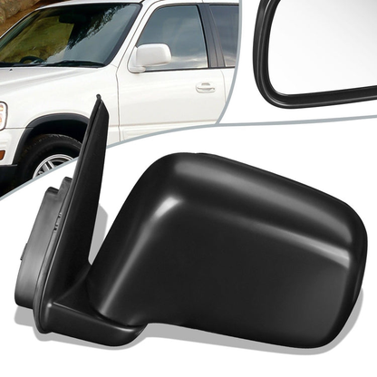 RETROVISOR MIRROR - OEM - 97-01 HONDA CR-V - POWERED - TEXTURED - BLACK - LEFT