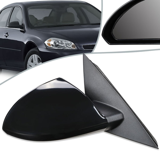 RETROVISOR MIRROR - OEM - 06-13 CHEVY IMPALA / 14-16 CHEVY IMPALA LIMITED - POWERED - HEATED - TEXTURED - BLACK - RIGHT