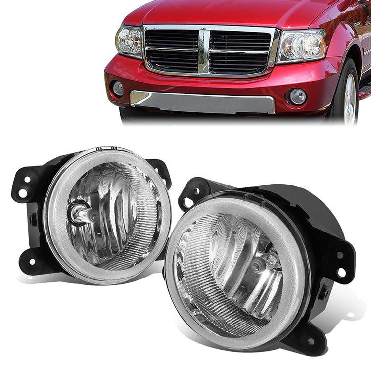 FAROS DE NIEBLA 05-10 CHRYSLER 300 C SRT8 TOURING LIMITED S / 06-10 CHRYSLER PT CRUISER / 2009 DODGE JOURNEY / 05-07 DODGE MAGNUM / 07-18 JEEP WRANGLER - H10 BULB - CLEAR
