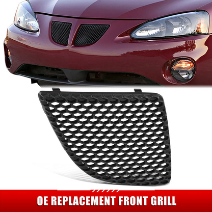 PARRILLA GRILLE - PT GRAND PRIX '04-'07/ GRILLE ASS'Y RH/ W/TEXTURED MAT-BLACK/ (EXCEPT GXP)//PARTS.NO,GM1200522//OEM NO,10435388