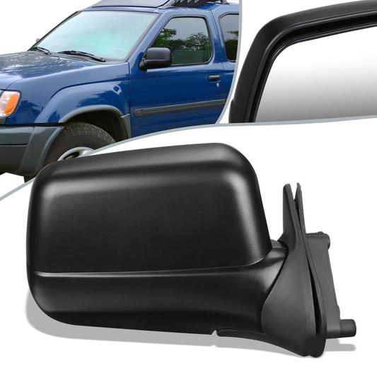 RETROVISOR MIRROR - OEM - 98-00 NISSAN FRONTIER - MANUAL - FOLDING - BLACK - RIGHT