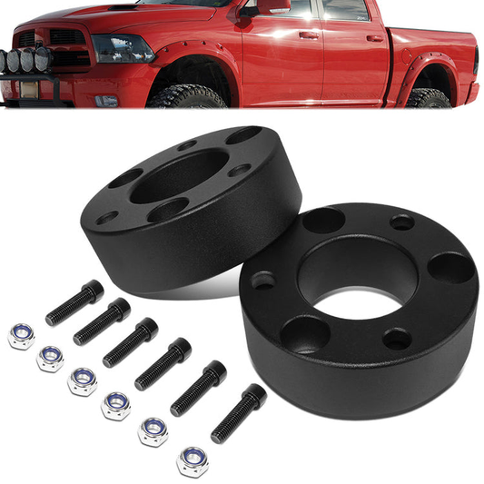 KIT ELEVACION 06-10 DODGE RAM 1500 PICKUP / 11-16 RAM 1500 - FITS 4WD MODELS. EXCLUDES EXTENDED CAB & MEGA CAB MODELS - FRONT - 2.5" LIFT - UPPER MOUNT SPACER LIFT KIT