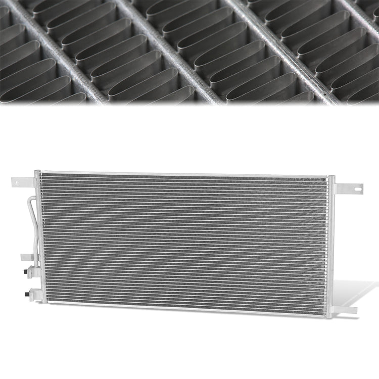 CONDENSADOR FORD F-250 SUPER DUTY 2008-2010 / FORD F-350 SUPER DUTY 2008-2010 / FORD F-450 SUPER DUTY 2008-2010 / FORD F-550 SUPER DUTY 2008-2010 - 6.4L MODEL - ALUMINUM - SILVER