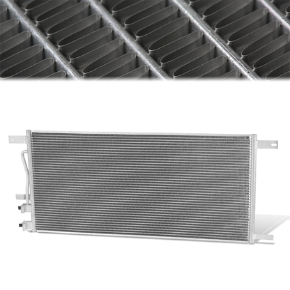 CONDENSADOR FORD F-250 SUPER DUTY 2008-2010 / FORD F-350 SUPER DUTY 2008-2010 / FORD F-450 SUPER DUTY 2008-2010 / FORD F-550 SUPER DUTY 2008-2010 - 6.4L MODEL - ALUMINUM - SILVER