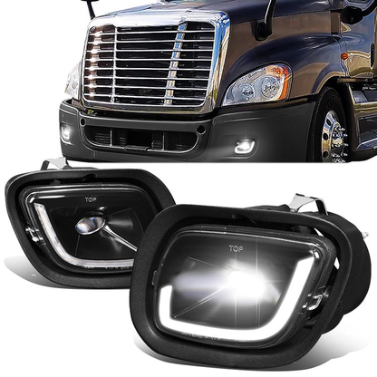 FAROS DE NIEBLA 08-17 FREIGHTLINER CASCADIA - PROJECTOR - 3D - LED - BLACK