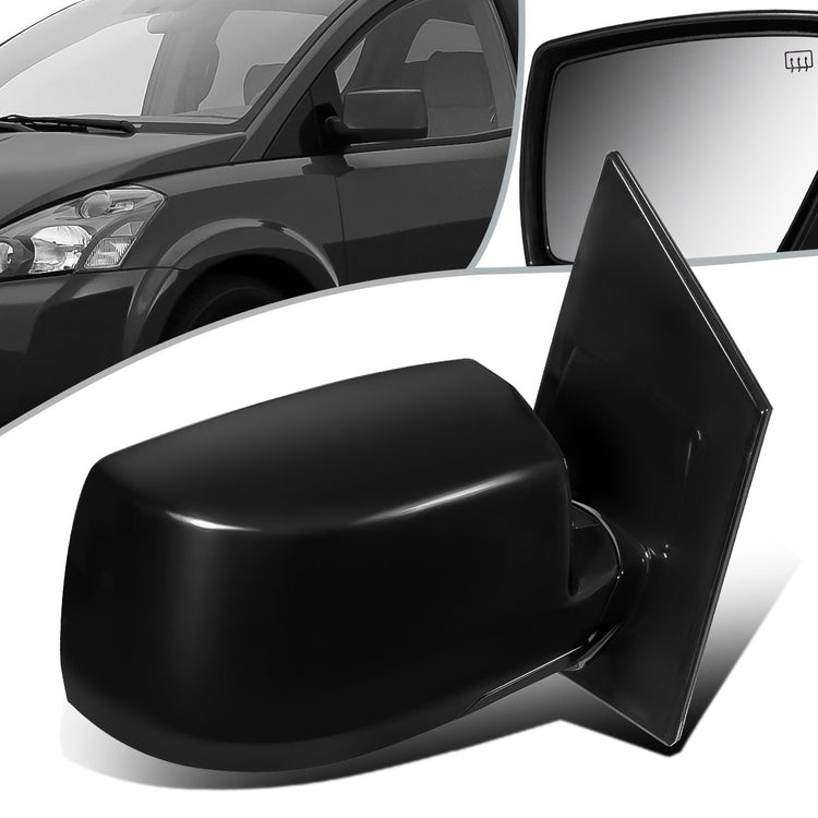 RETROVISOR MIRROR - OEM - 04-06 NISSAN QUEST - POWERED - HEATED - W/ MEMORY - FOLDING - BLACK MATERIAL - RIGHT