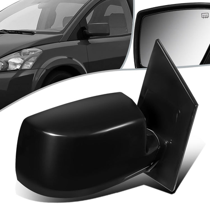 RETROVISOR MIRROR - OEM - 04-06 NISSAN QUEST - POWERED - HEATED - W/ MEMORY - FOLDING - BLACK MATERIAL - RIGHT