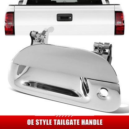MANIJA DOOR HANDLE COVERS - 97-07 FORD F150/F250-F550 SD - ABS PLASTIC - CHROME