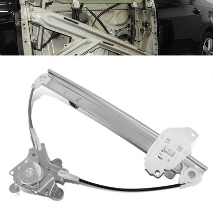 REGULADOR DE VENTANA WINDOW MOTORS & REGULATORS - METALLIC - 96-00 HYUNDAI ELANTRA - METALLIC - BARE STEEL/PLASTIC