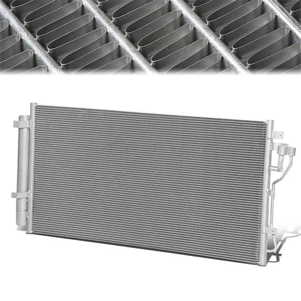 CONDENSADOR 11-15 HYUNDAI SONATA / 11-16 KIA OPTIMA - FITS 2.4L HYBRID ENGINE MODELS - ALUMINIUM