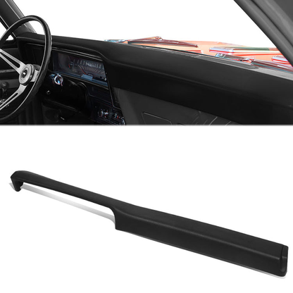 nan DASH COVERS - MOLDED DASH CAP COVER OVERLAY - 69-74 CHEVY NOVA/69-74 BUICK APOLLO/69-74 OLDSMOBILE OMEGA/69-74 PONTIAC VENTURA - ABS PLASTIC - TEXTURED BLACK