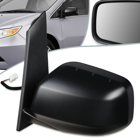 RETROVISOR MIRROR - OEM - 11-13 HONDA ODYSSEY - POWERED - TEXTURED - BLACK - LEFT
