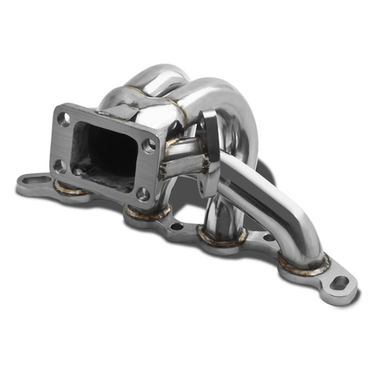 TURBO MANIFOLD TURBO MANIFOLD - SS - 85-89 TOYOTA MR2 / 1991 COROLLA AE86 4AGE - T3 FLANGE - 35 / 38MM WG - I2-5
