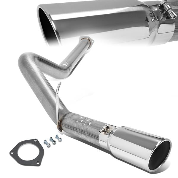 TUBERIA CATBACK CATBACK - 11-14 FORD F-250, F-350, F-450 SUPER DUTY 6.7L DIESEL CREW / EXTENDED CAB W/ 6.5FT / 8FT BED - SINGLE TIP - STAINLESS STEEL