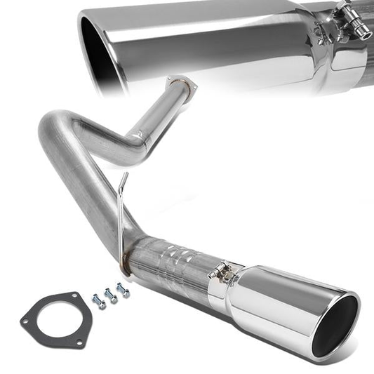 TUBERIA CATBACK CATBACK - 11-14 FORD F-250, F-350, F-450 SUPER DUTY 6.7L DIESEL CREW / EXTENDED CAB W/ 6.5FT / 8FT BED - SINGLE TIP - STAINLESS STEEL