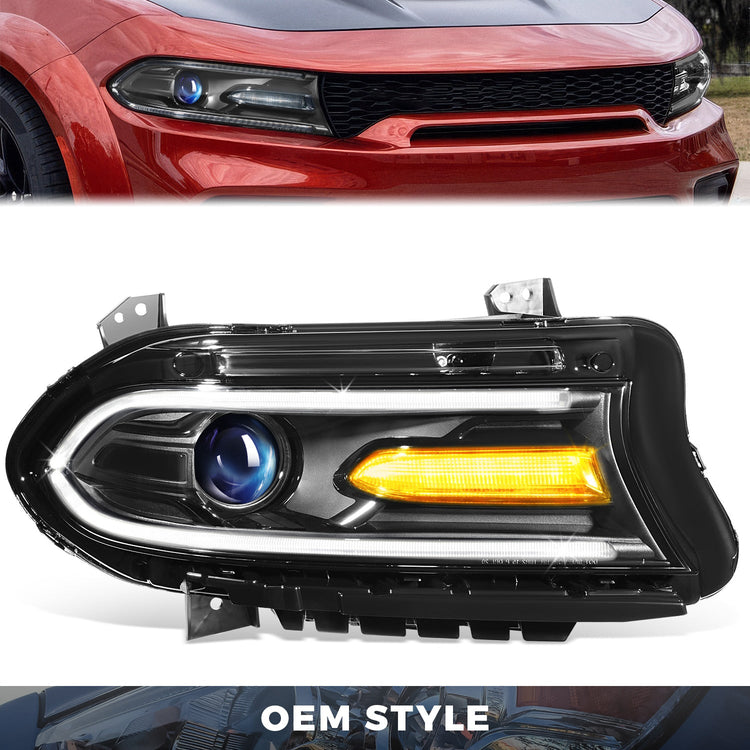 FAROS OE STYLE - 15-22 DODGE CHARGER - HALOGEN HEADLIGHT - RIGHT SIDE