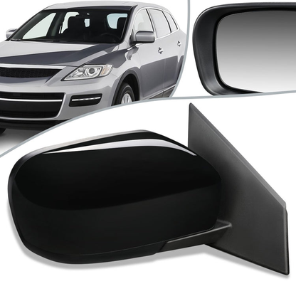 RETROVISOR MIRROR - OEM - 07-09 MAZDA CX-9 - POWERED - HEATED - PAINTABLE - BLACK - RIGHT