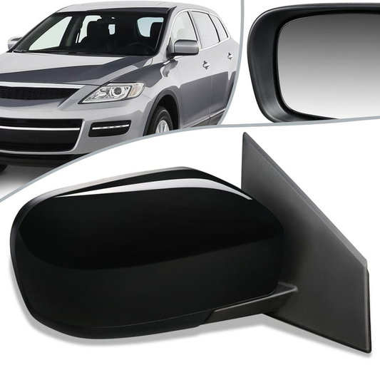 RETROVISOR MIRROR - OEM - 07-09 MAZDA CX-9 - POWERED - HEATED - PAINTABLE - BLACK - RIGHT