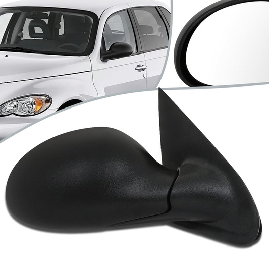 RETROVISOR MIRROR - OEM - 03-05 DODGE NEON - POWERED - TEXTURED - BLACK - RIGHT