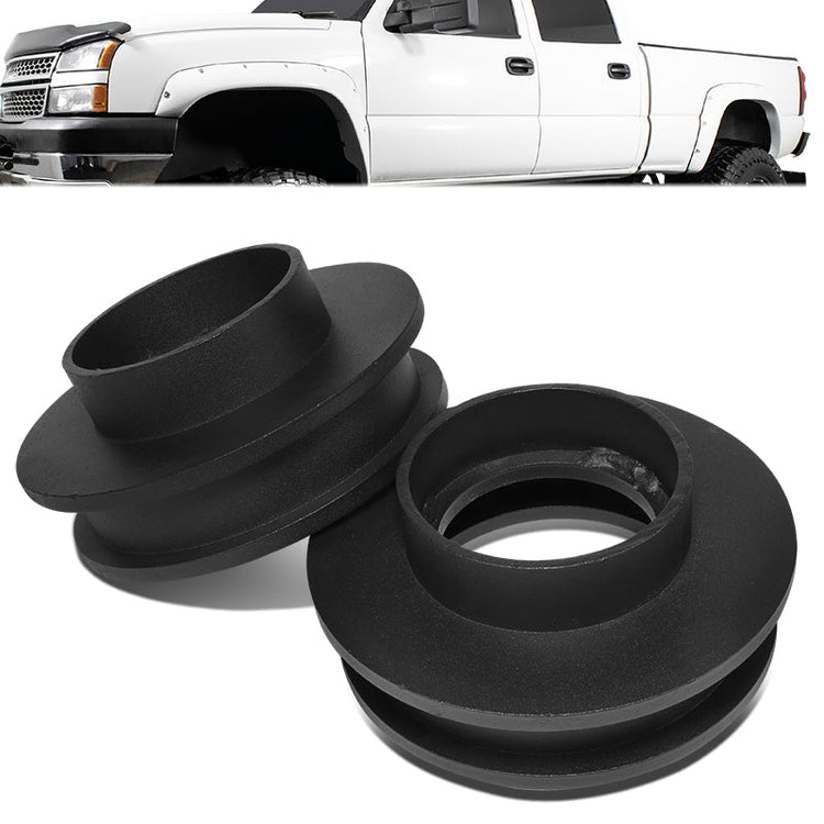 KIT ELEVACION 99-06 CHEVY SILVERADO 1500 / 2007 CHEVY SILVERADO 1500 CLASSIC / 99-06 GMC SIERRA 1500 / 2007 GMC SIERRA 1500 CLASSIC - FITS 2WD MODELS ONLY - FRONT - 3" LIFT - UPPER SPRING MOUNT